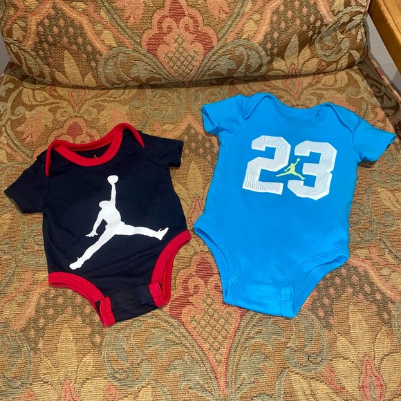 Jordan Other - Pair of Jordan Onesies - newborn & 0-3M